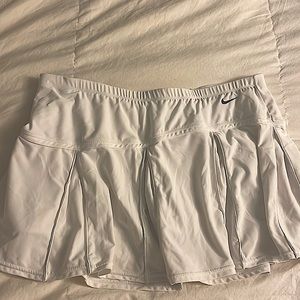 White and black  nike tennis skorts
